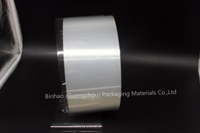 Self Adhesive Transparent Heat Sealable Bopp Pearlized Film With Inside Paper Core