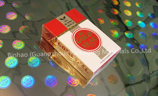 China Multiple Extrusion Holographic Plastic BOPP Film For Food / Medicine Packaging supplier
