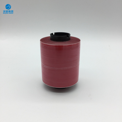 China Red Colored Laser Printing Self Adhesive Tear Tape , Easy Open Packaging Film supplier