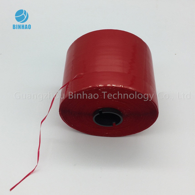 China Red Food Packaging Tobacco Cigarette Envelope Tear Strip Tape BOPP / PET / MOPP supplier