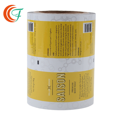 Heat Sealable Laminated Roll Film Dish Washing Liquid Sachet Clear Film Roll Aluminum Package