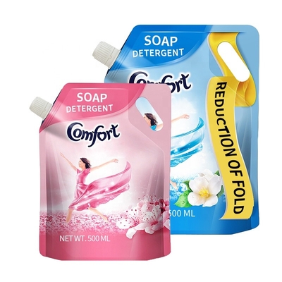 500ml Liquid Packaging Bag Wholesale Stand Up Pouch With Spout Packaging