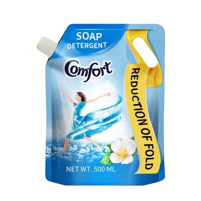 PET Milk PE Soap Detergent Pouchs Stand Up Bags Spouted Plastic Bag Packaging