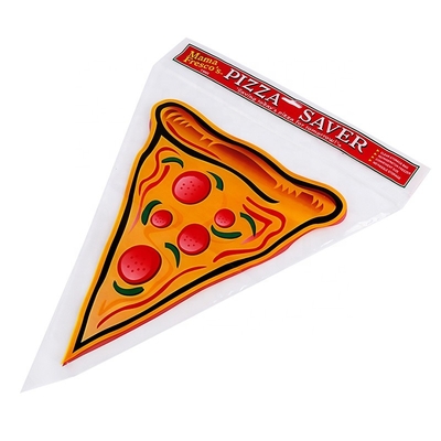 Easy Carry Pizza Saver Bag Resealable Plastic Bags Food Grade Transparent Packaging Bags